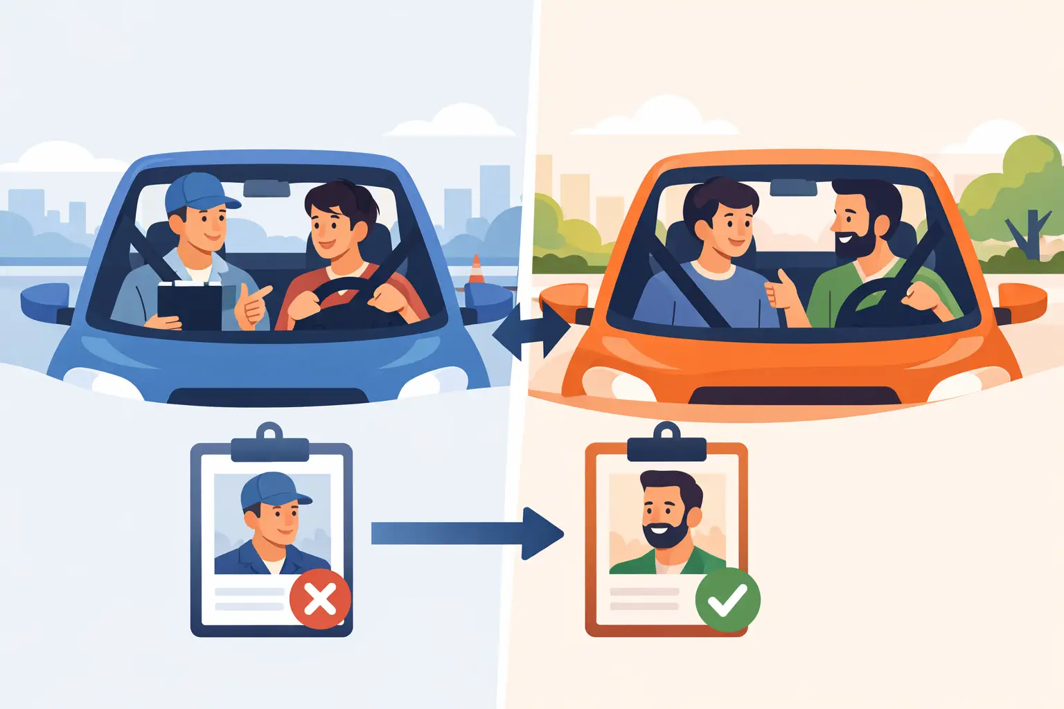 Can You Change Driving Instructor Midway?