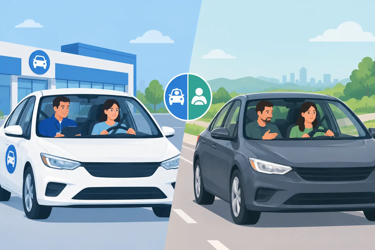 Driving School Versus Independent Instructor